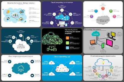 Cloud computing Powerpoint Templates